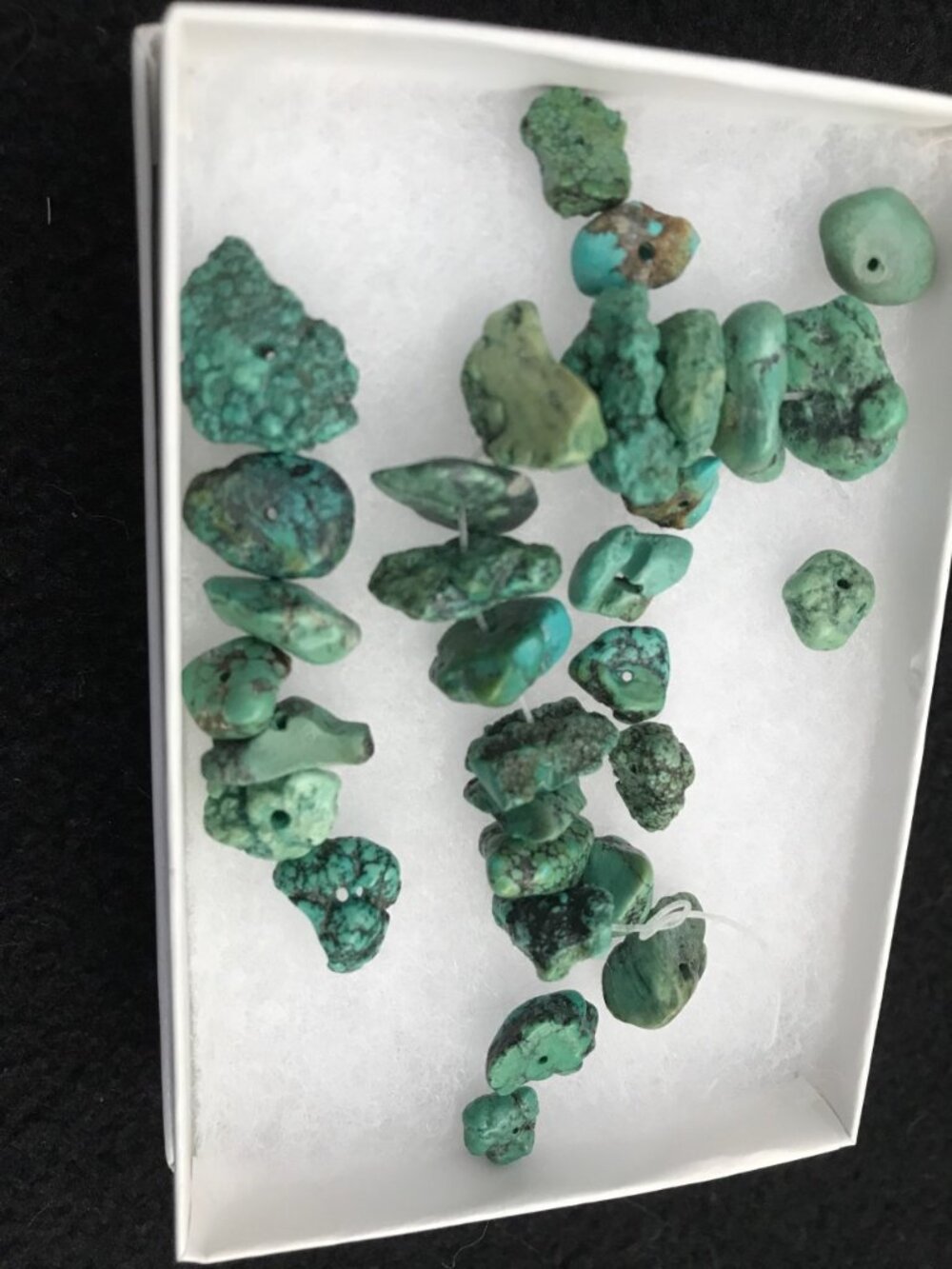 Chunky turquoise nugget beads
